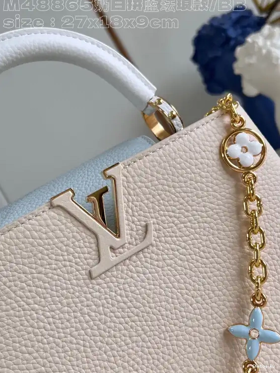 VUITTON BB-27*18*9CM CAPUCINES LOUIS 0627